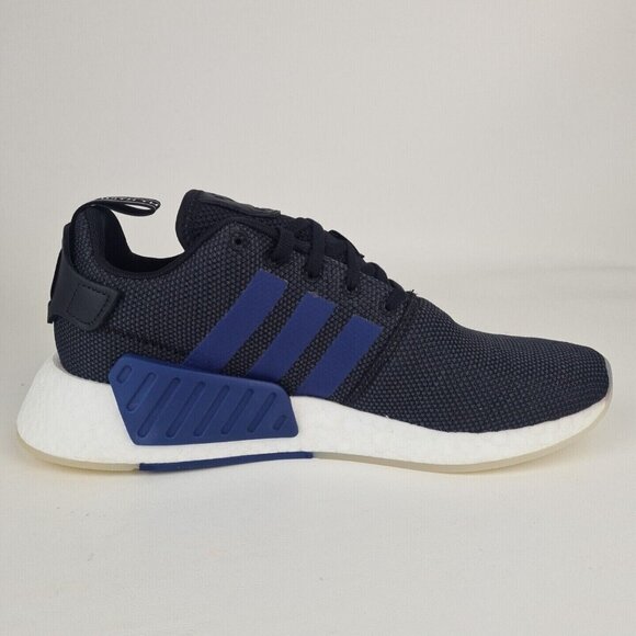 Adidas Women's NMD R2 Sports Sneakers Athletic Shoes Black Blue SZ 10.5 - Picture 3 of 10